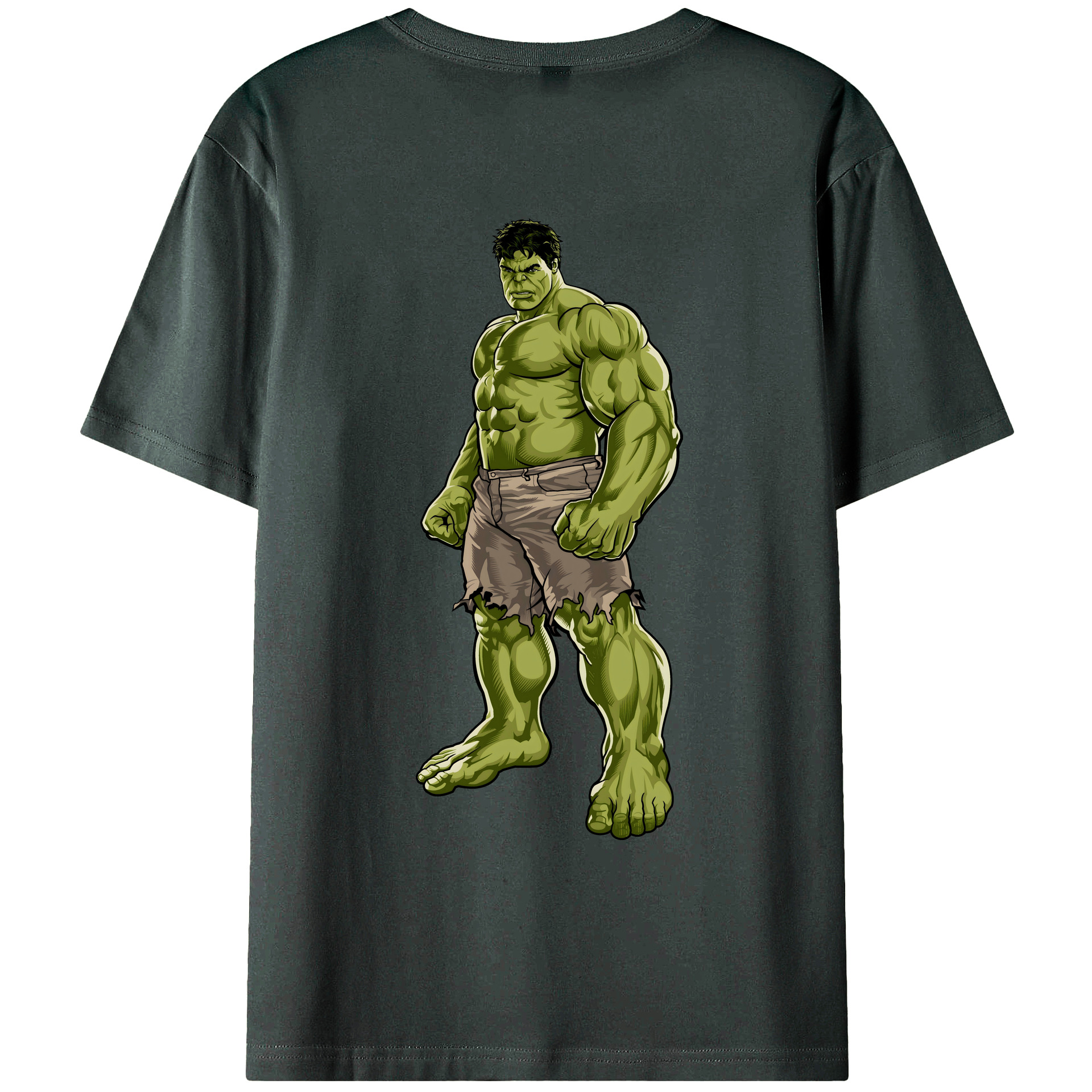 （画像用） アベンジャーズ The Avengers 綿100％ メンズ半袖Tシャツ（バックプリント） 通気性